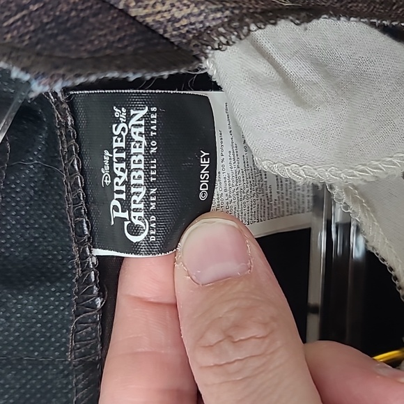 Pirates Of The Caribbean Boy's Deluxe Jack Sparrow Halloween Costume Brown/White - Picture 10 of 17